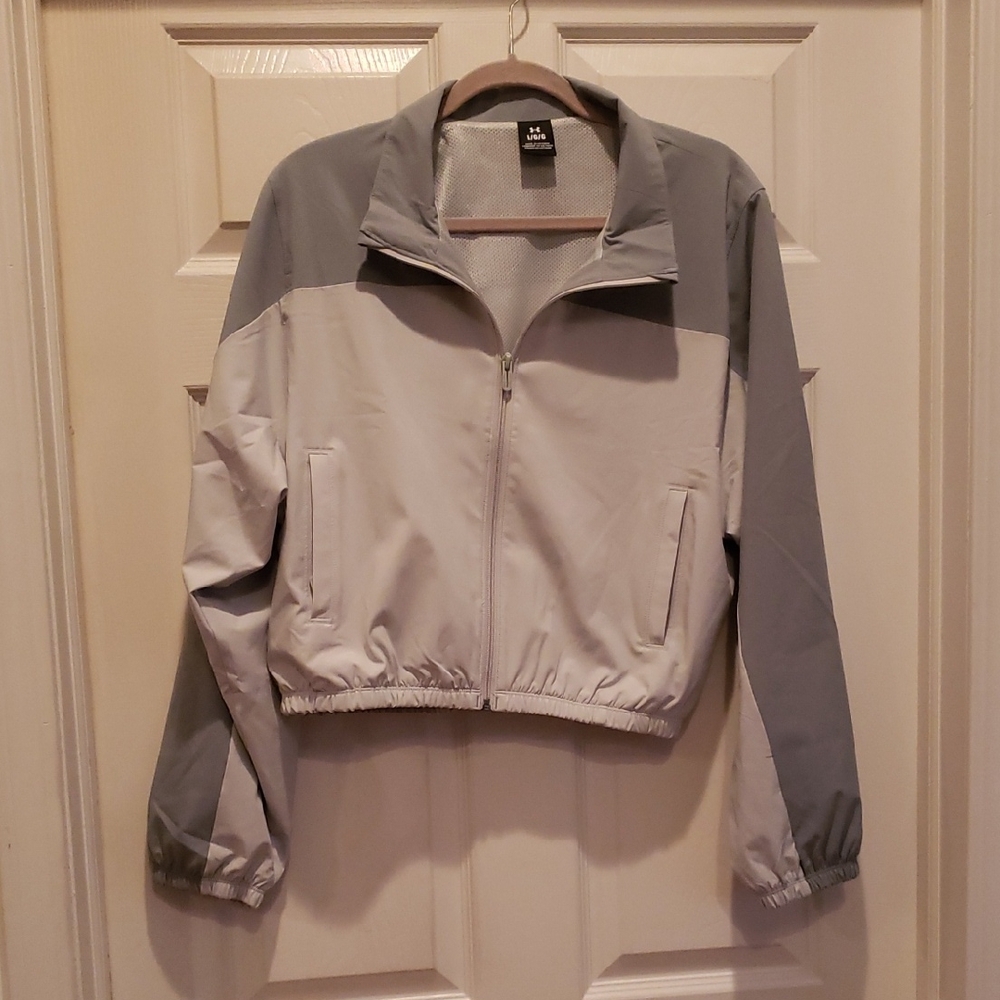 Under Armour Black and White Mesh Jacket